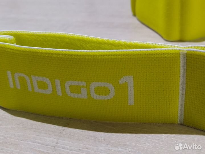 Лента с захватами indigo light желтый