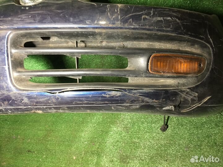 Бампер передний Mazda Autozam Clef GE Синий трещни