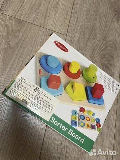 Развивающие игрушки, сортер