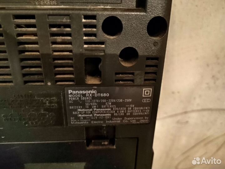 Panasonic rx dt 680 без акустики