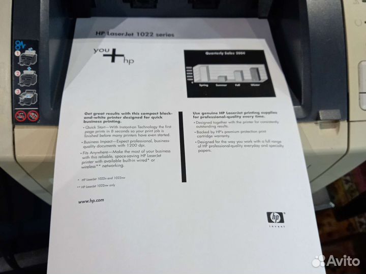 Принтер лазерный HP LaserJet 1022