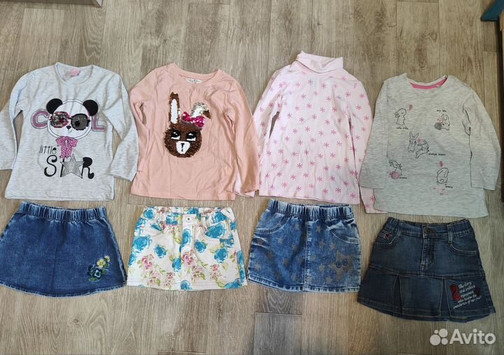 Вещи пакетом на девочку 3-4 лет