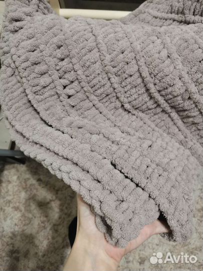 Плед из alize puffy