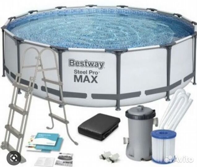 Каркасный бассейн 457х122 см (новый в упаковке)