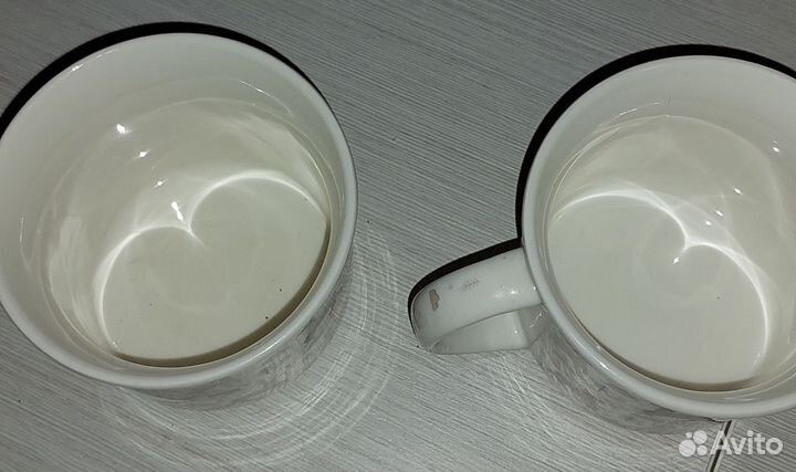 Чайные Бокалы с оленями 2шт б.у