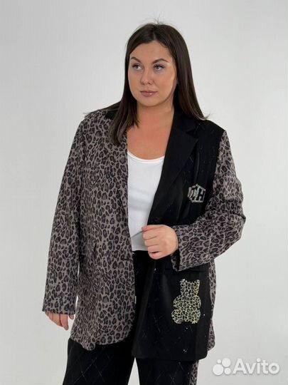 Костюм женский, леопардовый