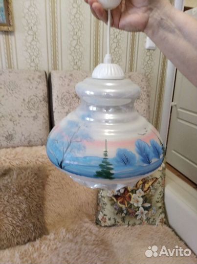 Люстра потолочная бу