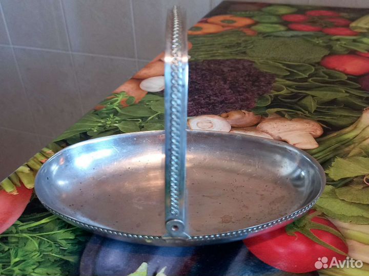 Конфетница мельхиор СССР