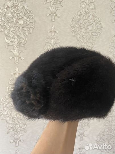 Норковая шапка женская