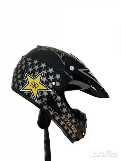 Шлем для эндуро, питбайка, мотокросса, мотоцикла