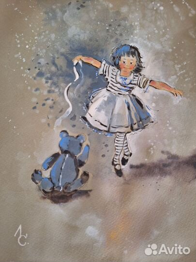 Авторская картина иллюстрация