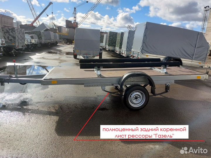 Прицеп 3.5х1.5 без бортов