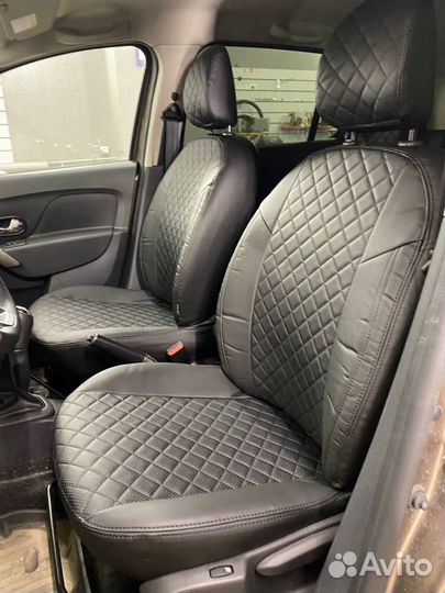 Авточехлы экокожа на Nissan Terrano 3 от Автопилот