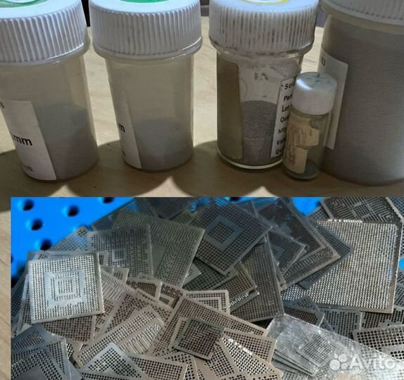 Коробка ноутбуков + микросхемы