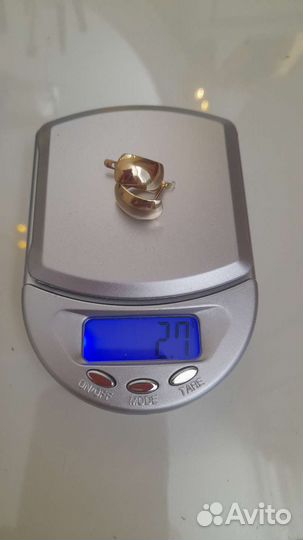 Золотые серьги 585 пр. новые