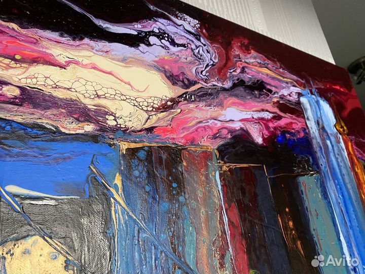 Fluid art Картина 60 80