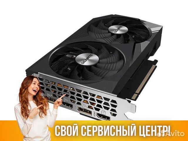 Видеокарта gigabyte PCI-E 4.0 GV-N3060WF2OC-12GD