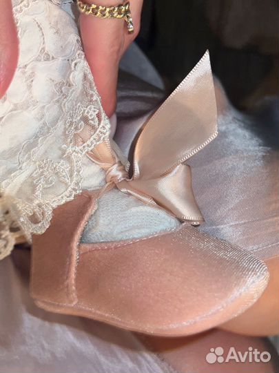 Пинетки для девочки нарядные