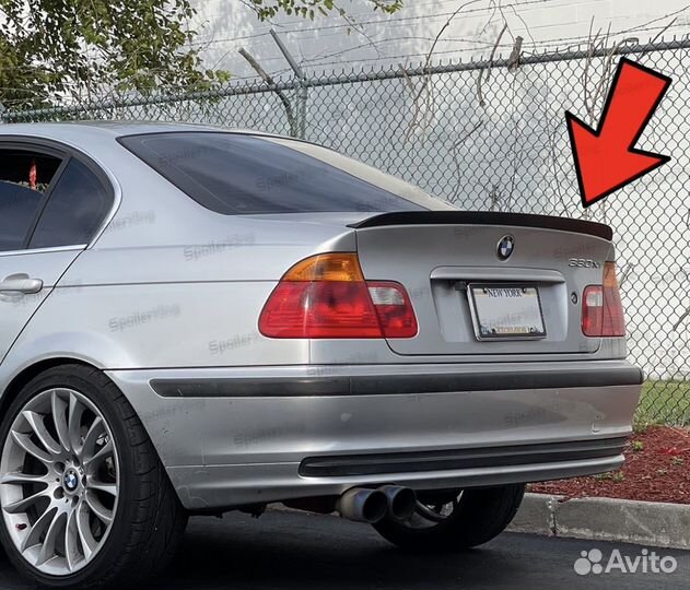 Дактейл спойлер BMW E46 седан