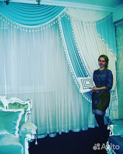 Шторы на заказ, материалы с базы