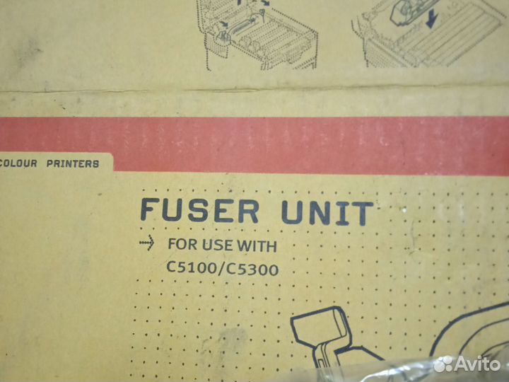 Блок термо фиксации, печь OKI