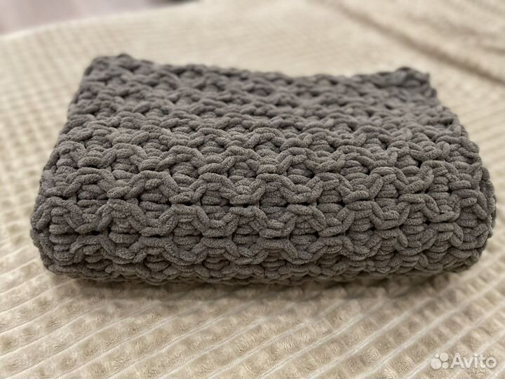 Вязанный плед детский