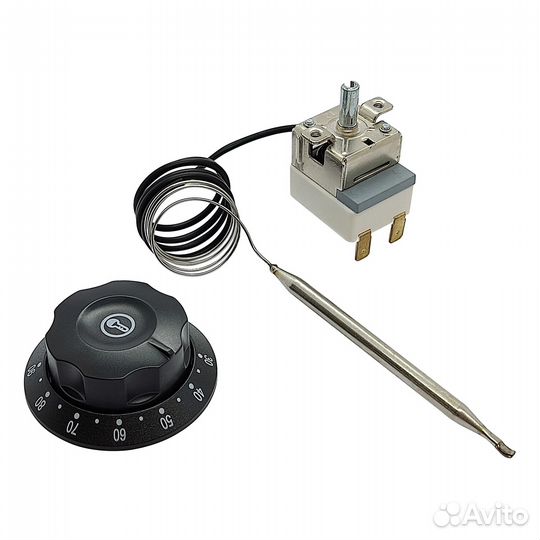 Капиллярный термостат WKC-90S2 16A/250В ас с рукоя