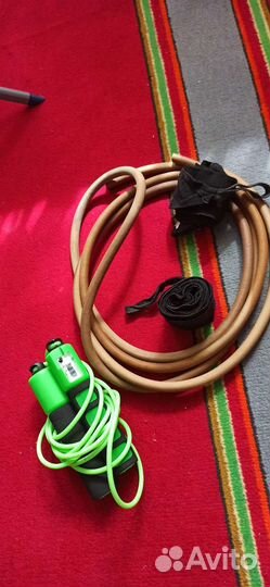 Борцовский жгут, скакалка, бинты боксерские