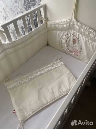 Балдахин + бортики «Золотой гусь» + держатель