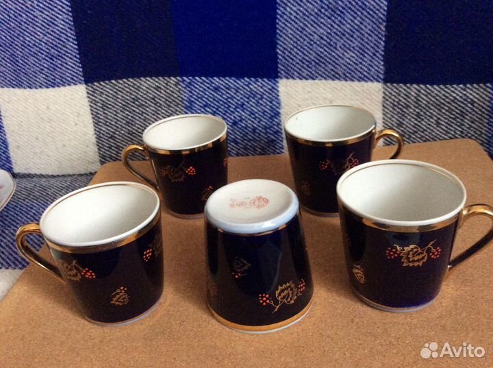 Блюдца, чашки, фужеры, салатник