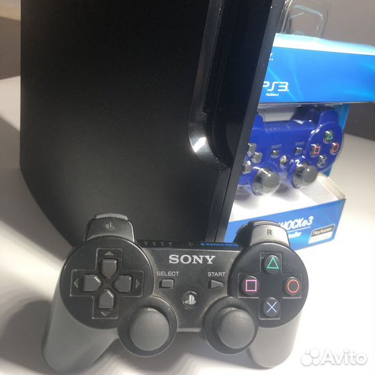 PS3 Slim Прошита+топ игры