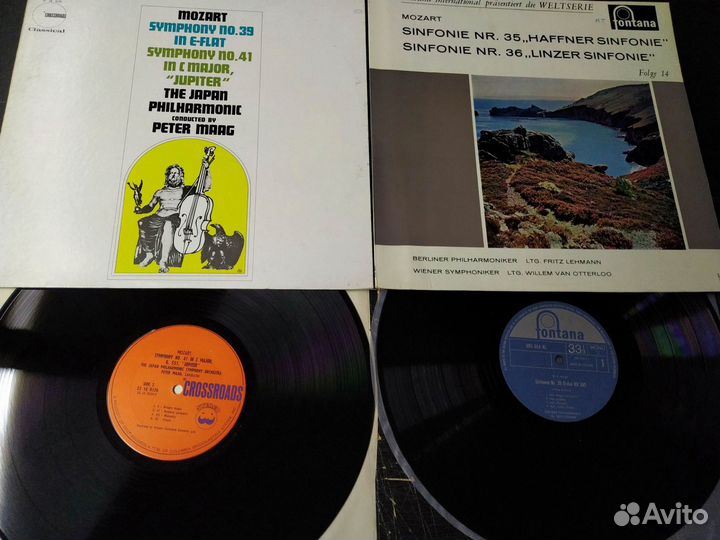 Моцарт симфонии фирменный винил usa Голландия