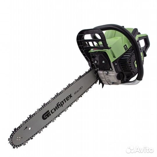 Пила цепная бензиновая бп-5245, 52 см3, шина 45 см