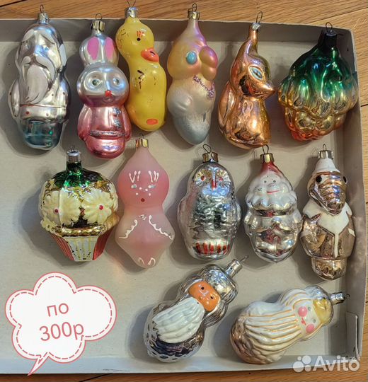 Ёлочные игрушки СССР