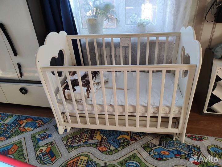 Детская кровать+матрас