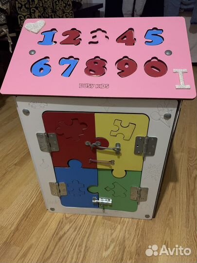 Бизиборд домик большой