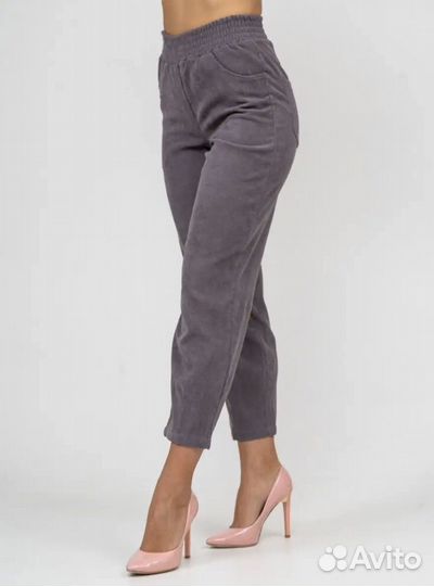Вельветовые брюки джоггеры