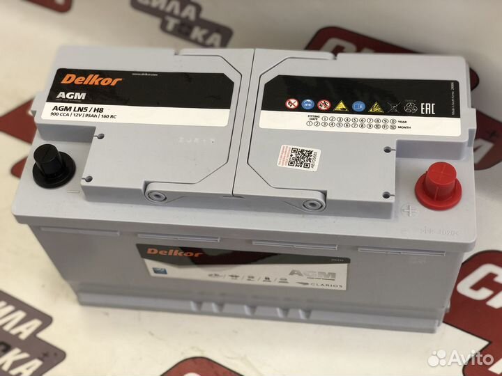 Аккумулятор Delkor AGM 95a/h новый с гарантией