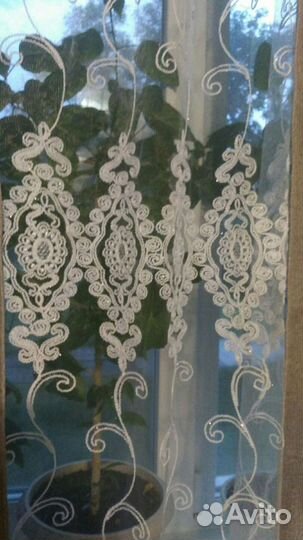 Комплект новый : Тюль и шторы