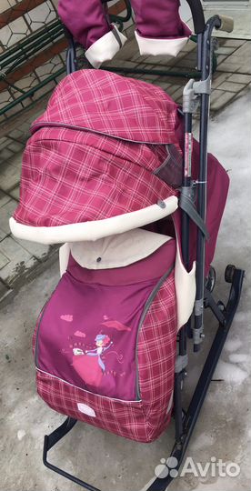 Коляска санки Nika 7-4