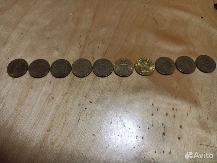 Юбилейные монеты россии набор.коллекция