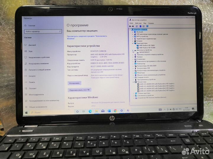 Ноутбук hp pavilion g6