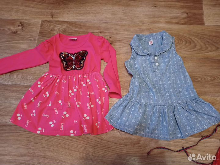 Платья для девочки пакетом 74-80