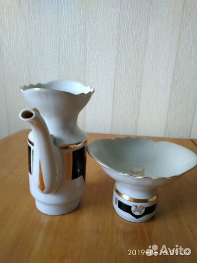 Кофейный сервиз Золотой Пегас (остатки)