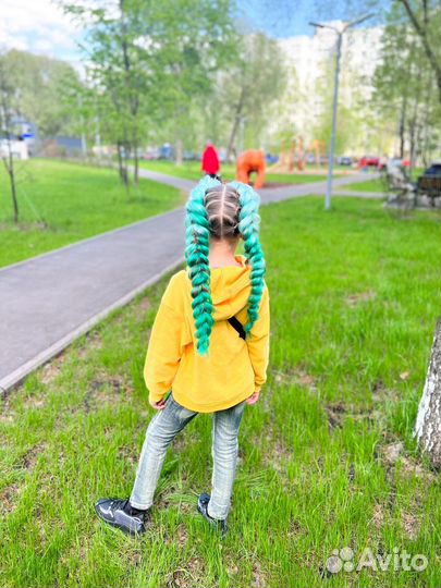 Косы брейды афрохвост