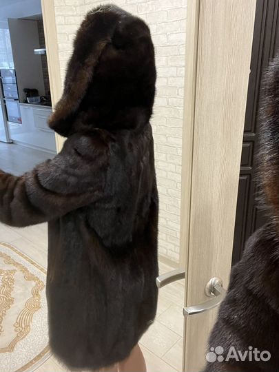 Шуба норковая 46 48 бу