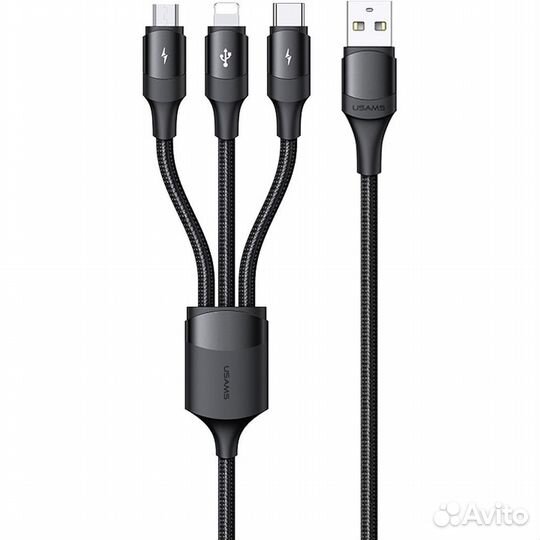 Кабель 3 в 1 Usams US-SJ515 U73 с #347309