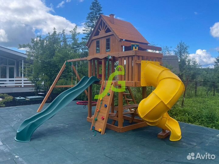 Детская площадка Шато с трубой (Домик)