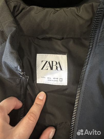 Бомбер мужской zara