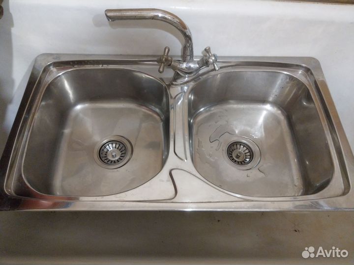 Мойка для кухни двойная